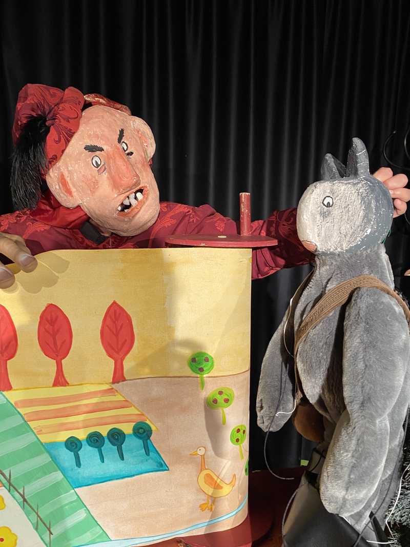 le chat botté, marionnettes au théâtre de la louve à Chambéry