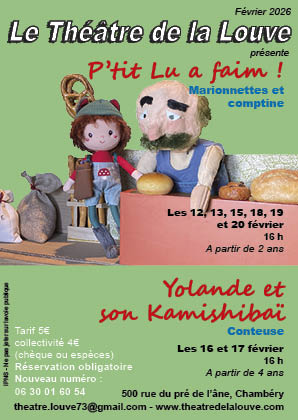 Petit Lu a faim, à Chambéry pour les vacances de février